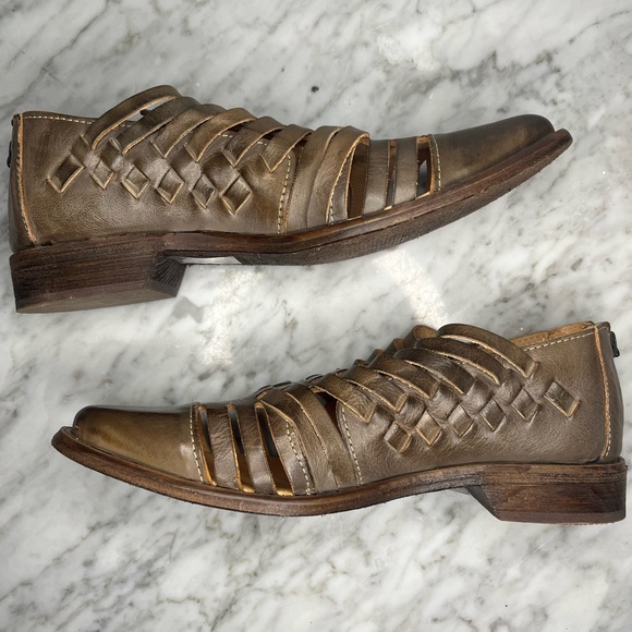 BED|STU Shoes - Bed Stu Las Cruces Shoe Woven Leather 7.5